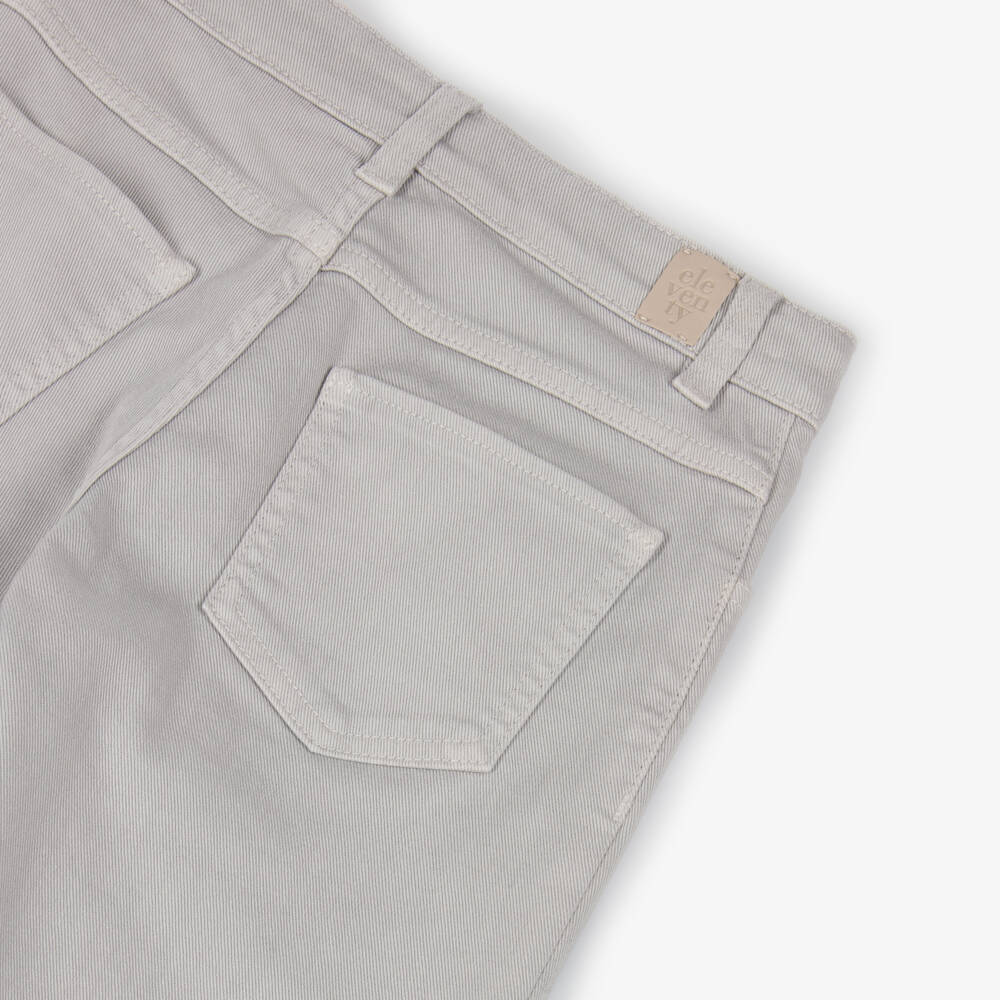 Eleventy-Boys Pale Grey Denim Jeans | Childrensalon Outlet