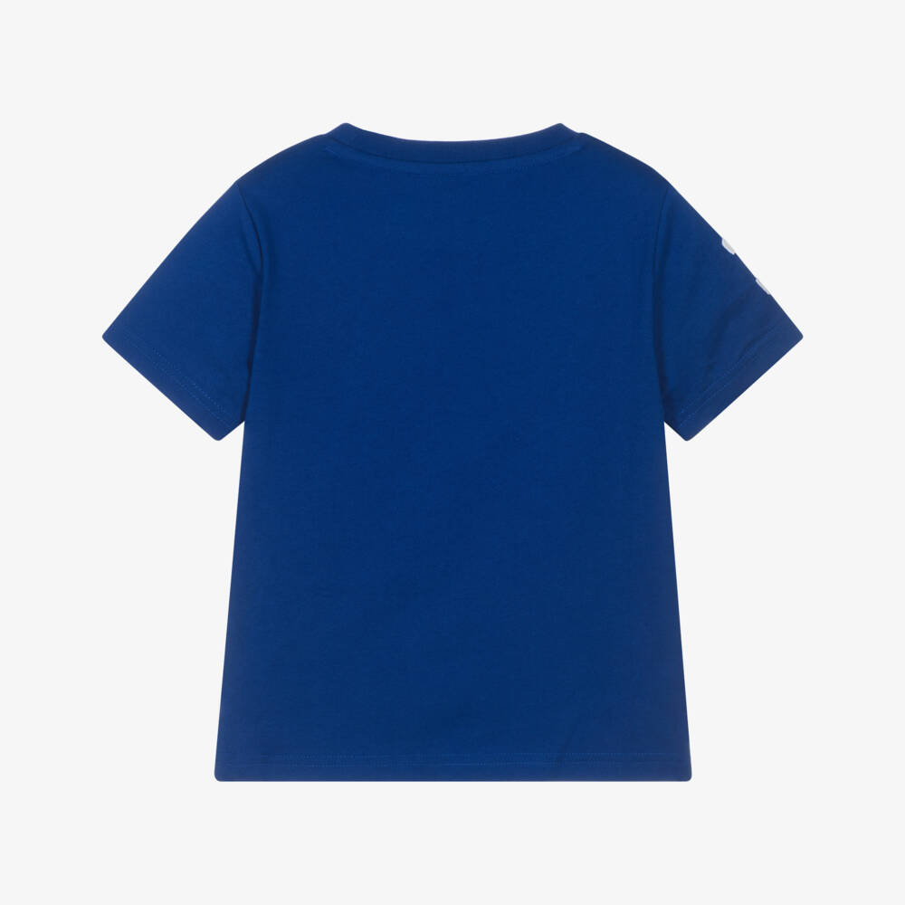 Ralph Lauren-Boys Royal Blue Cotton Big Pony T-Shirt | Childrensalon Outlet