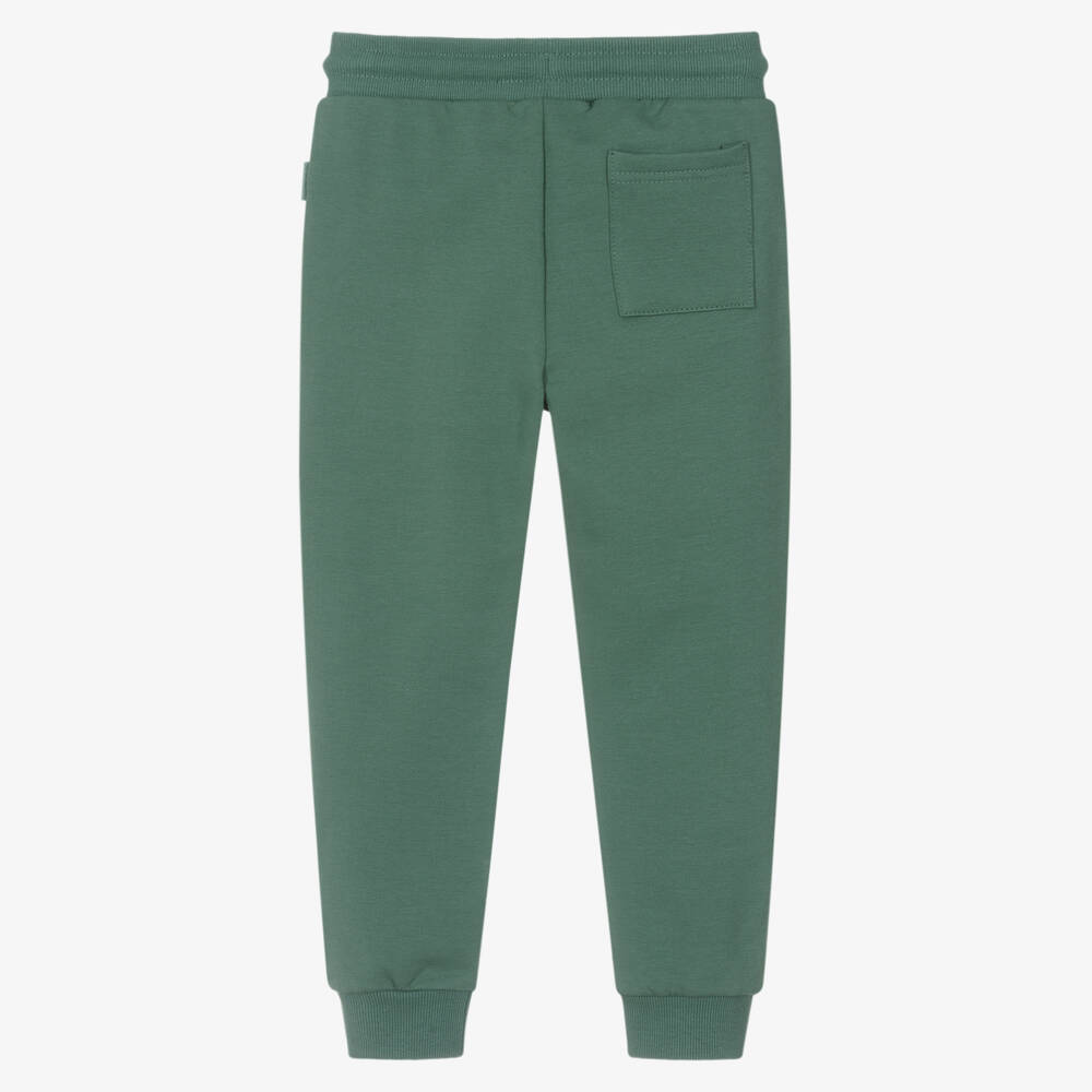 Mayoral-Boys Sage Green Cotton Jersey Joggers | Childrensalon Outlet