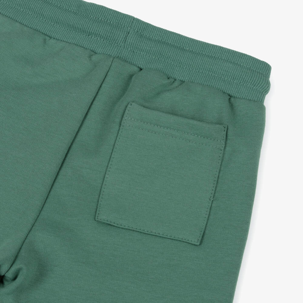 Mayoral-Boys Sage Green Cotton Jersey Joggers | Childrensalon Outlet