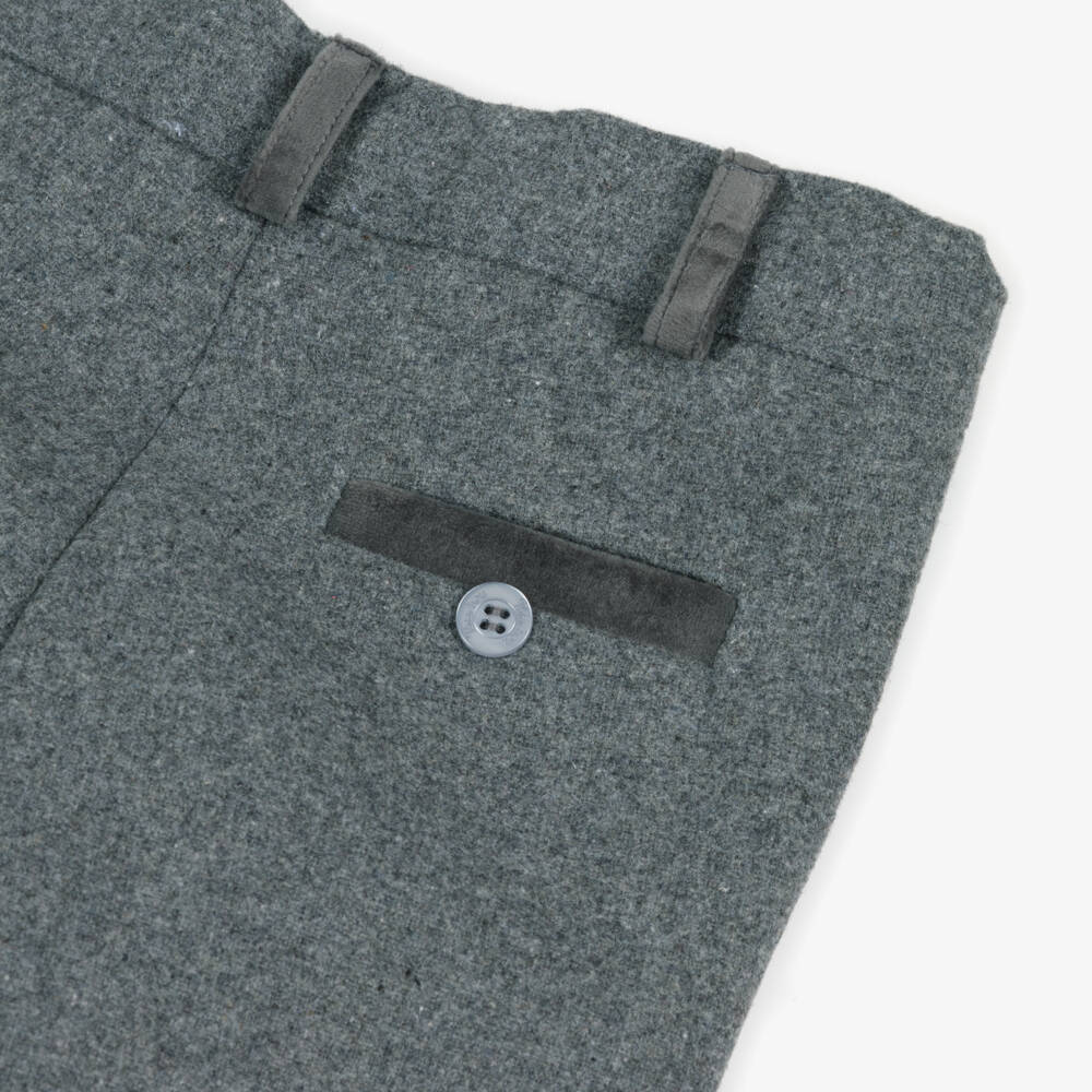Patachou-Boys Smart Grey Trousers | Childrensalon Outlet