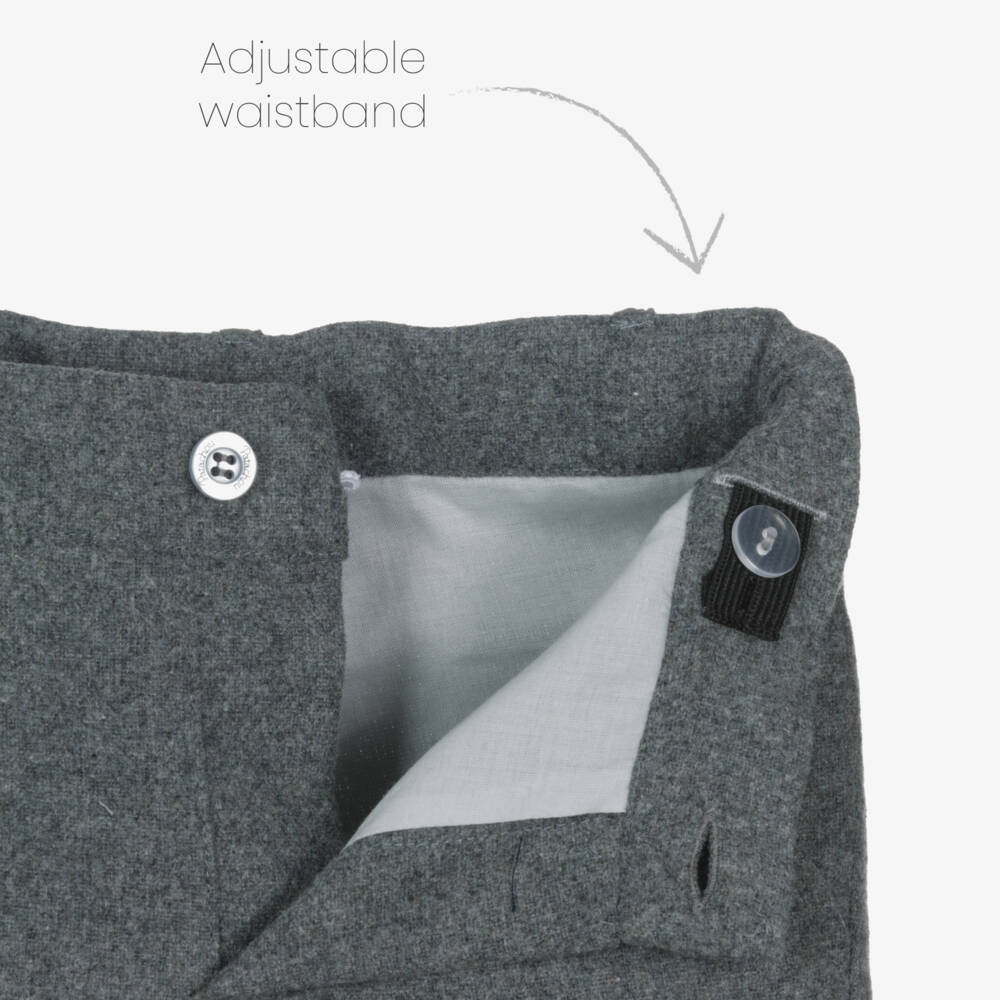 Patachou-Boys Smart Grey Trousers | Childrensalon Outlet