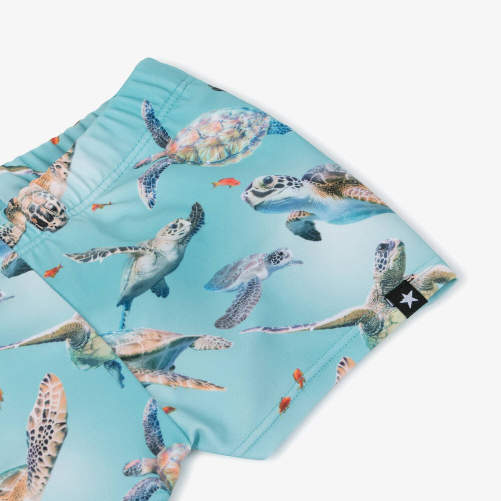 Molo-شورت سباحة للأولاد بنقشة السلحفاة البحرية | Childrensalon Outlet