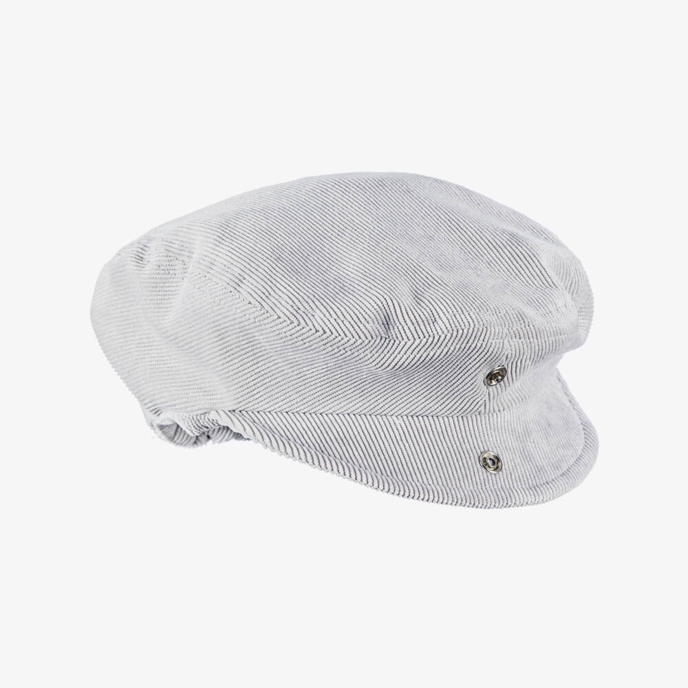 Pretty Originals-Boys White & Grey Needlecord Shorts Set | Childrensalon Outlet