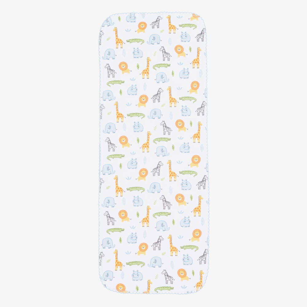 Kissy Kissy-Boys White Safari Muslin Cloth | Childrensalon Outlet