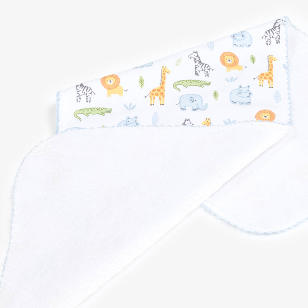 Kissy Kissy-Boys White Safari Muslin Cloth | Childrensalon Outlet