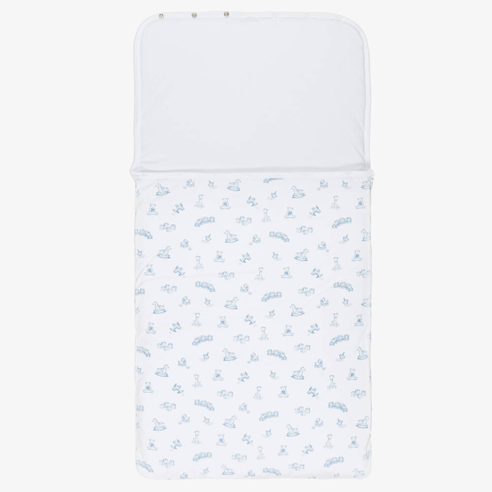 Kissy Kissy-Boys White Vintage Toy Nest (77cm) | Childrensalon Outlet