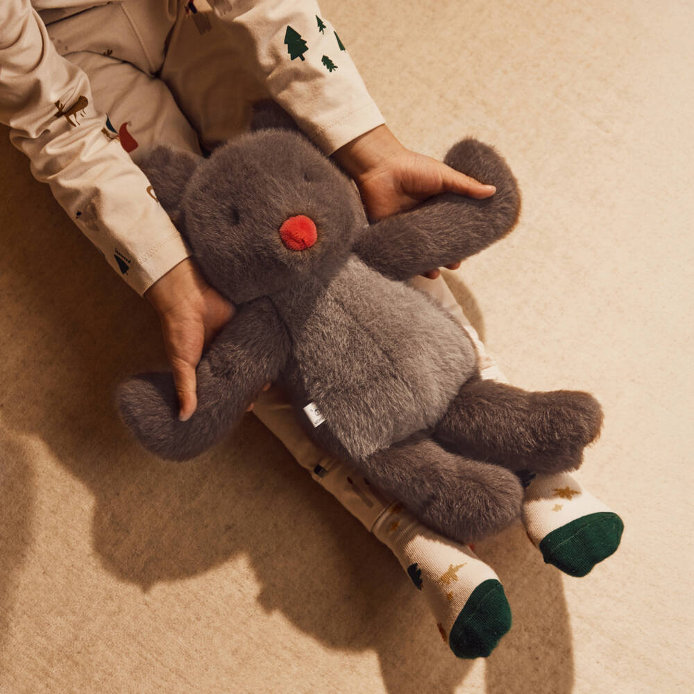 Liewood-Brown Berto Reindeer Soft Toy (23cm) | Childrensalon Outlet