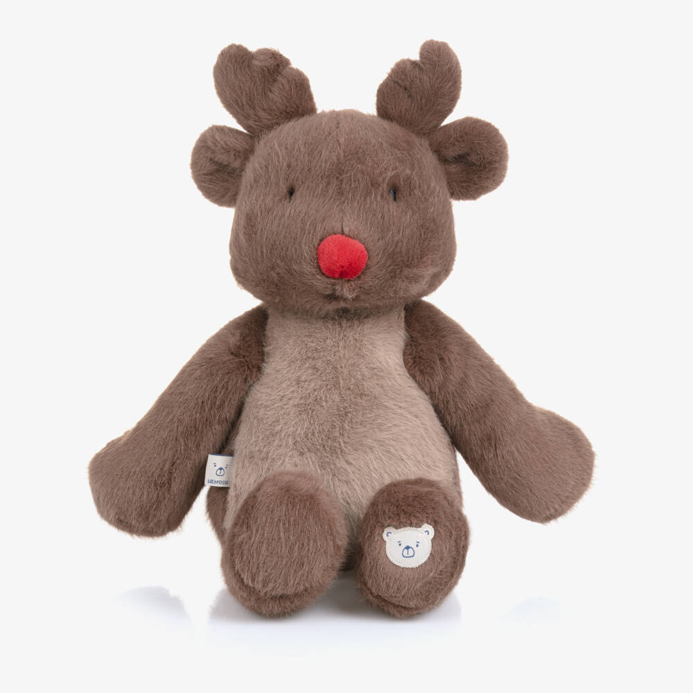 Liewood-Brown Berto Reindeer Soft Toy (23cm) | Childrensalon Outlet