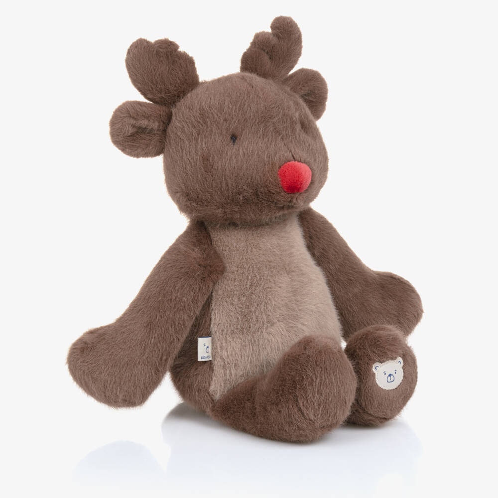 Liewood-Brown Berto Reindeer Soft Toy (23cm) | Childrensalon Outlet