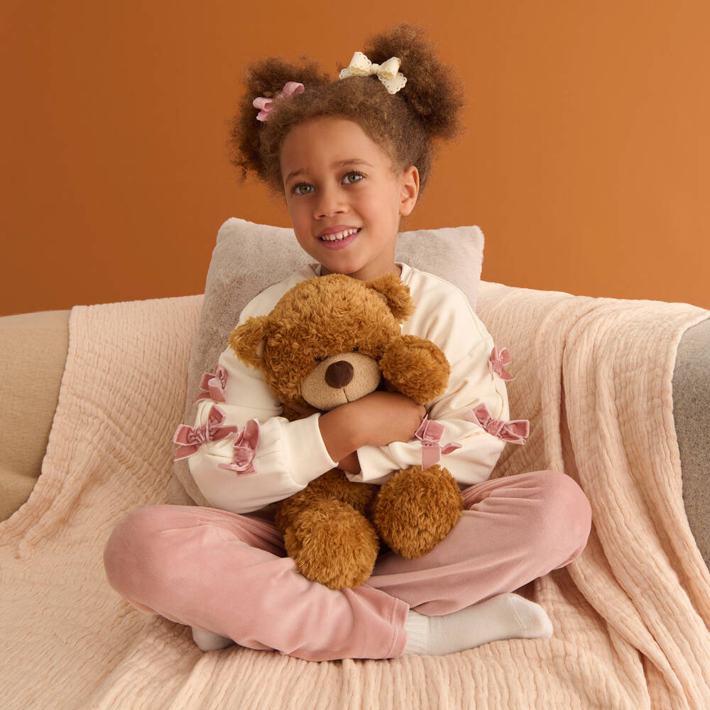 Aurora-Brown Bonnie Bear Soft Toy (27cm) | Childrensalon Outlet