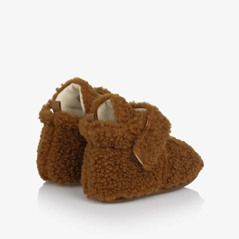 Ralph Lauren-Brown Teddy Fleece Pre-Walkers | Childrensalon Outlet