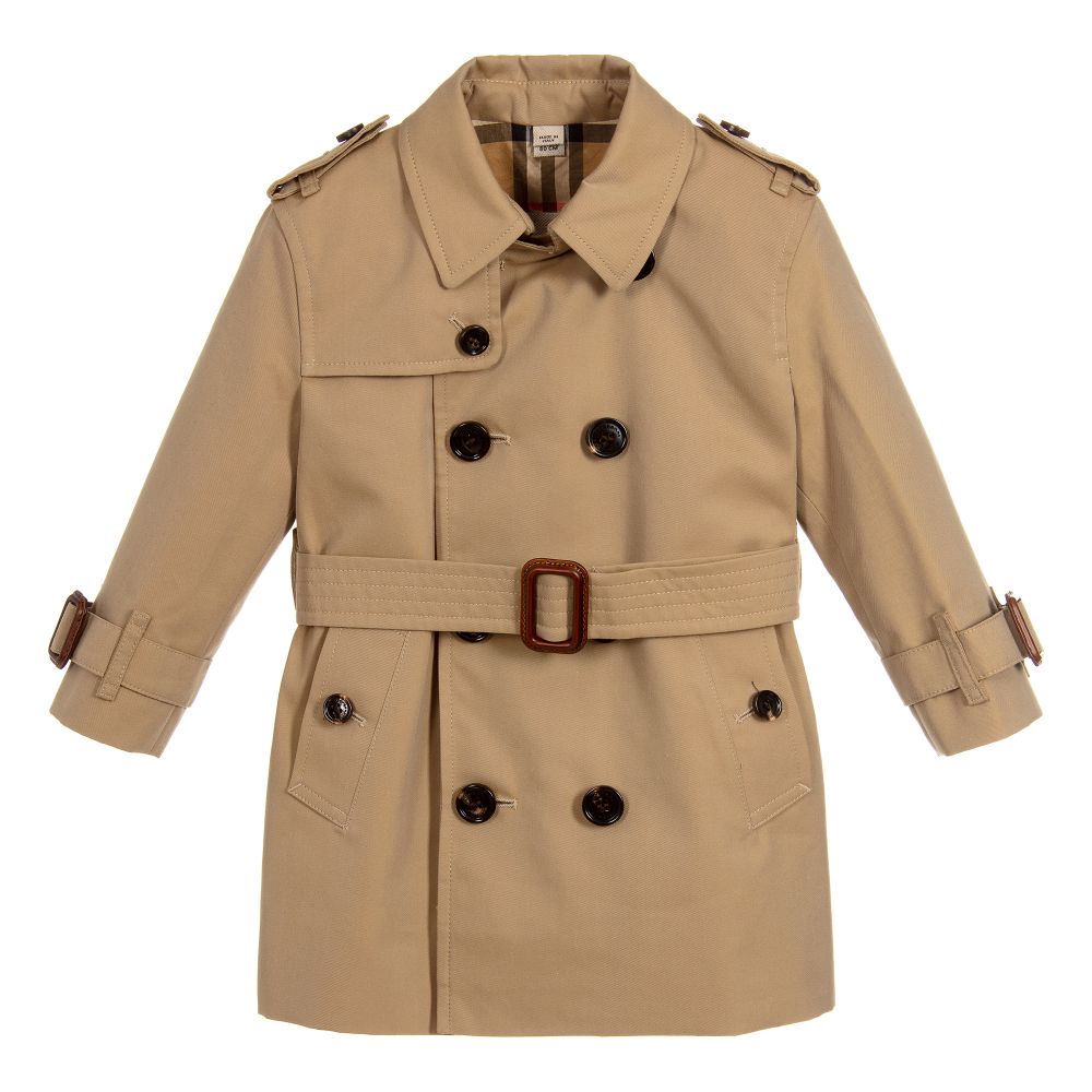 Baby Beige Trench Coat