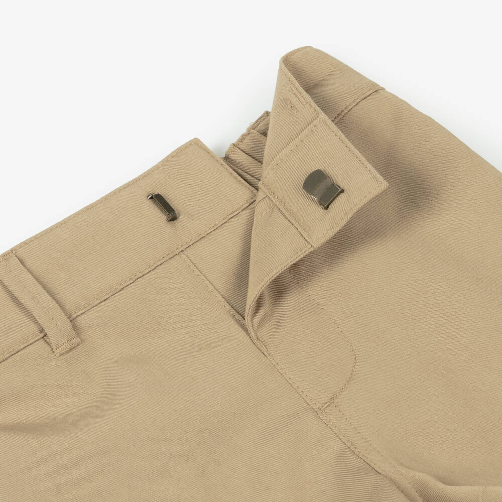 Burberry-Baby Boys Beige Twill Shorts | Childrensalon Outlet