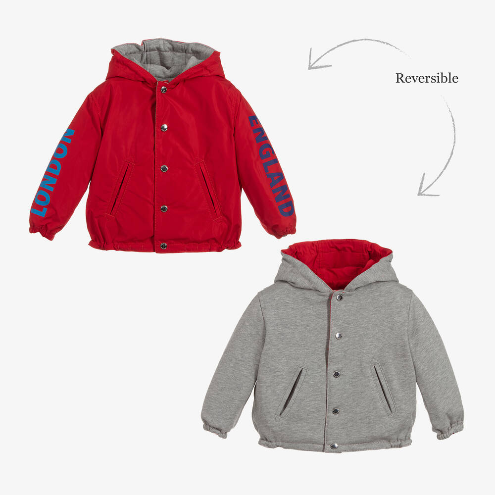 Burberry - Baby Boys Reversible Jacket | Childrensalon
