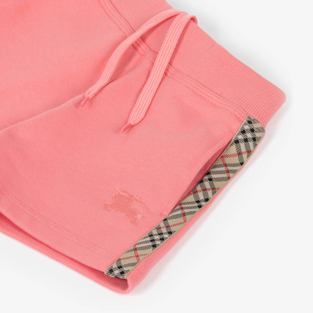 Burberry-Розовые шорты в клетку для малышей | Childrensalon Outlet