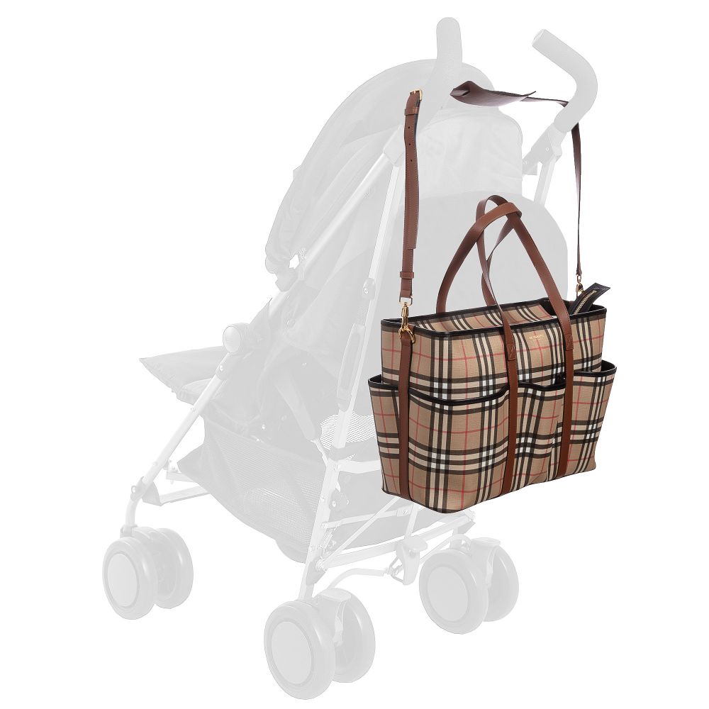 Baby changing bag burberry deals