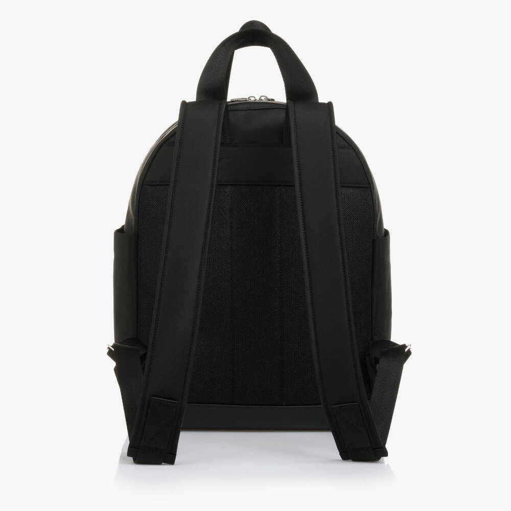 Burberry-Black EKD Logo Changing Backpack (40cm) | Childrensalon Outlet