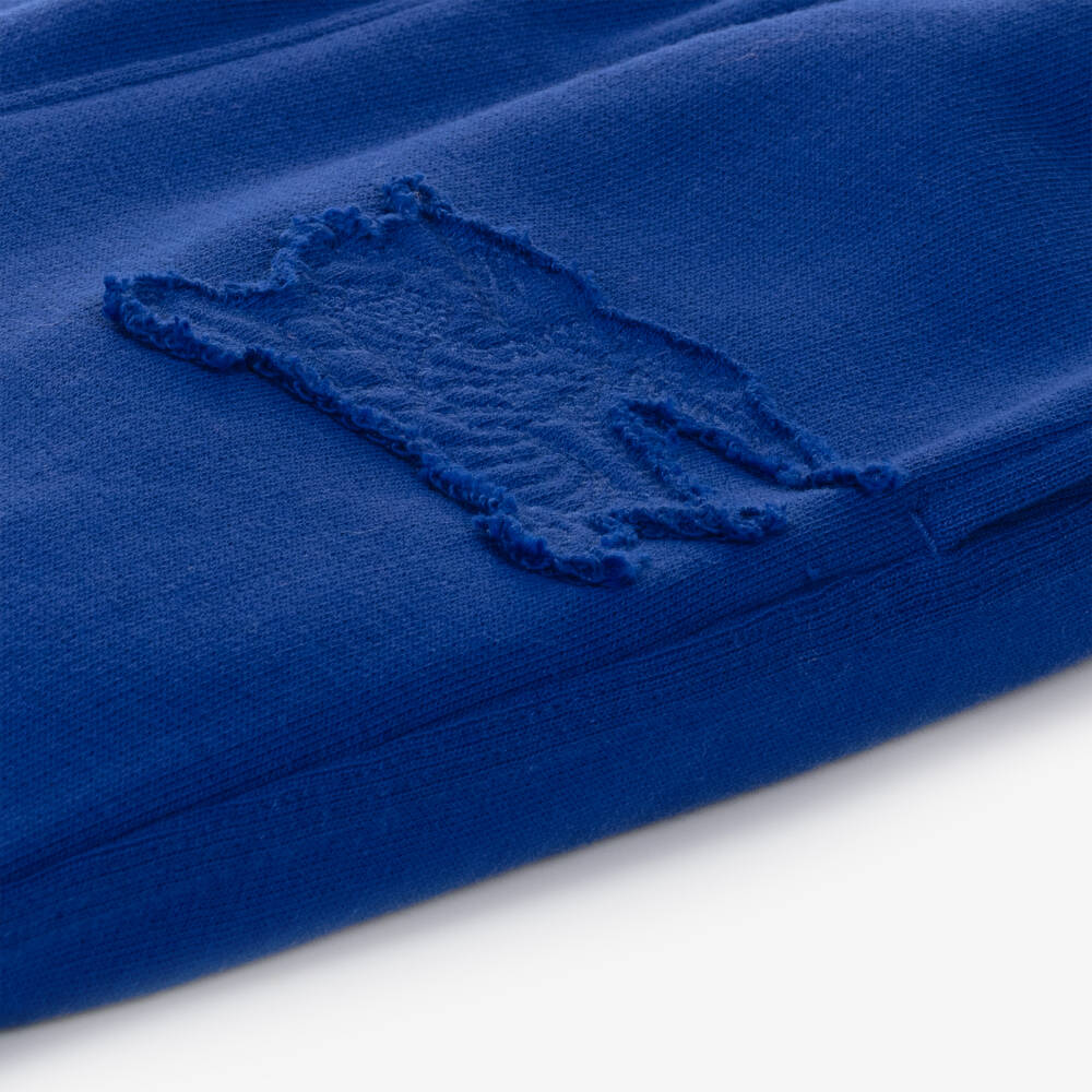 بربري-بنطلون رياضي قطن لون أزرق للأولاد | Childrensalon Outlet