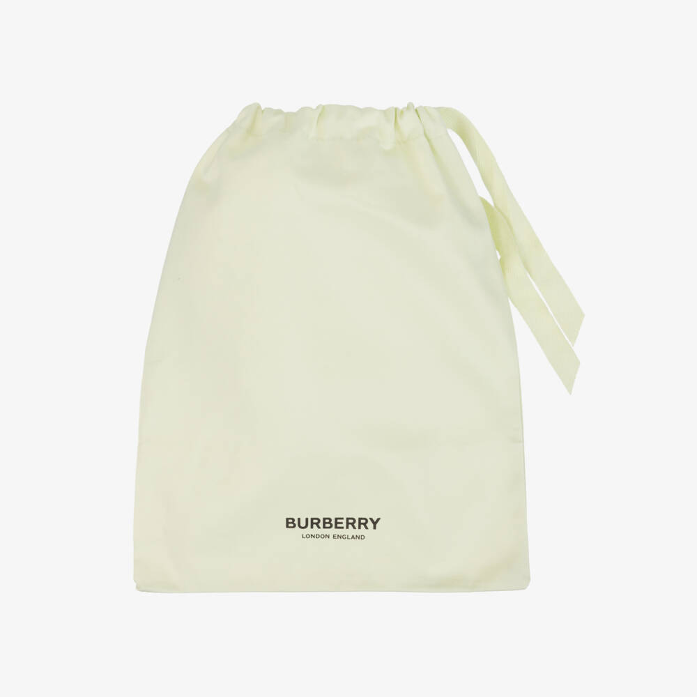 Burberry-Boys Beige Check Slip-On Shoes | Childrensalon Outlet