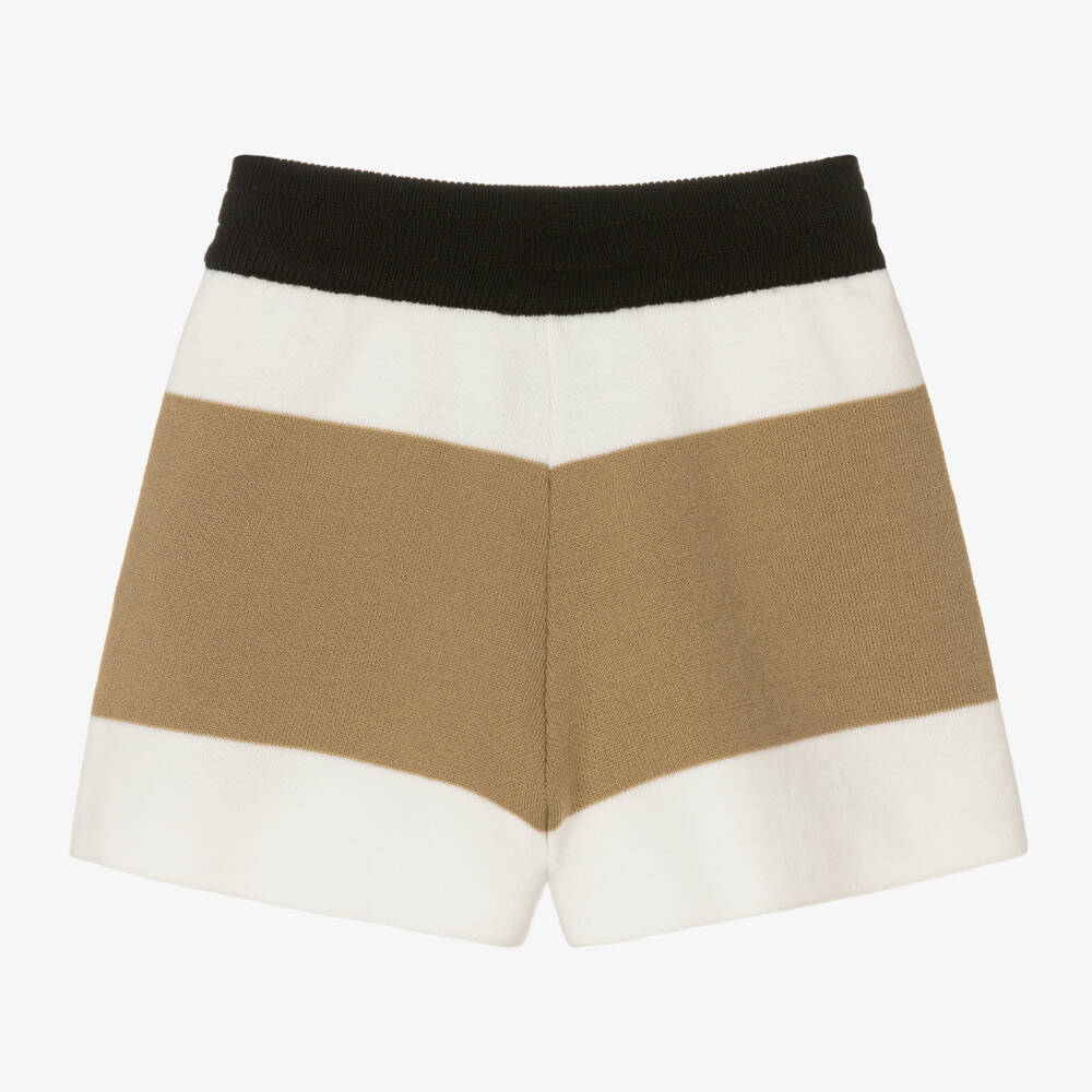 Burberry-Шорты из мериносовой шерсти Icon Stripe для малышей | Childrensalon Outlet