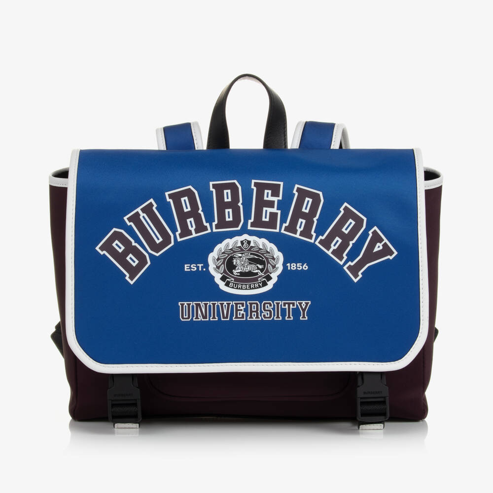 Burberry-Рюкзак синий и пурпурный для мальчиков | Childrensalon Outlet