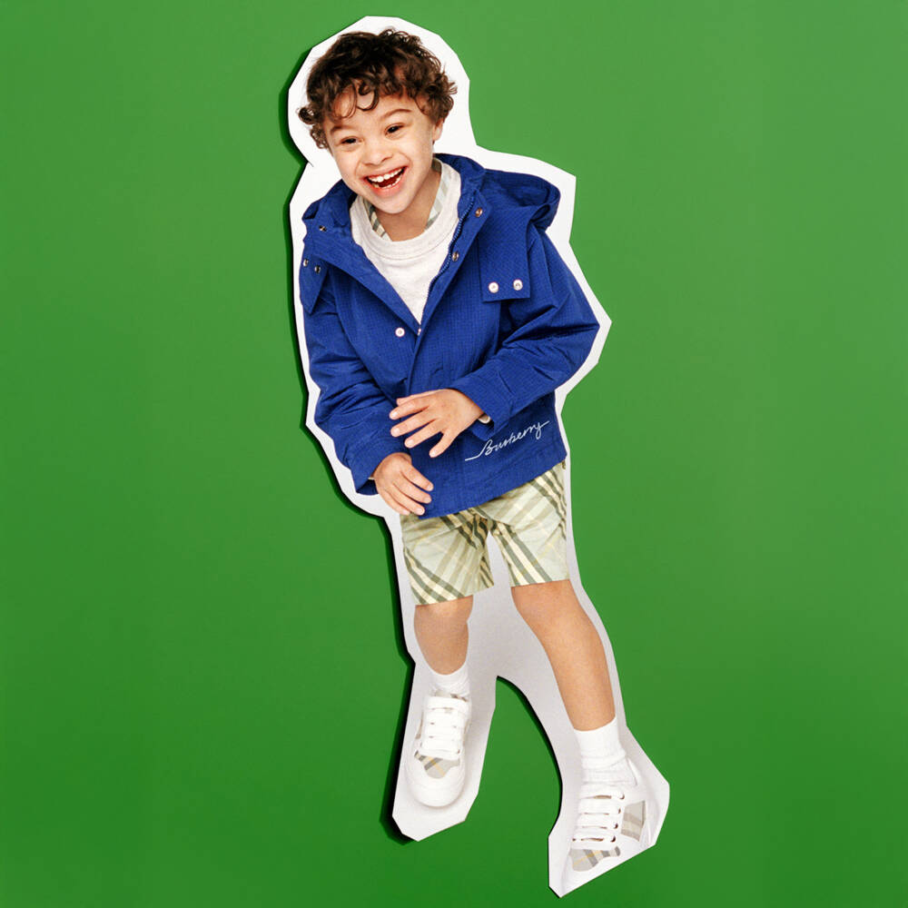 Burberry-Boys Breeze Check Cotton Bottoms | Childrensalon Outlet