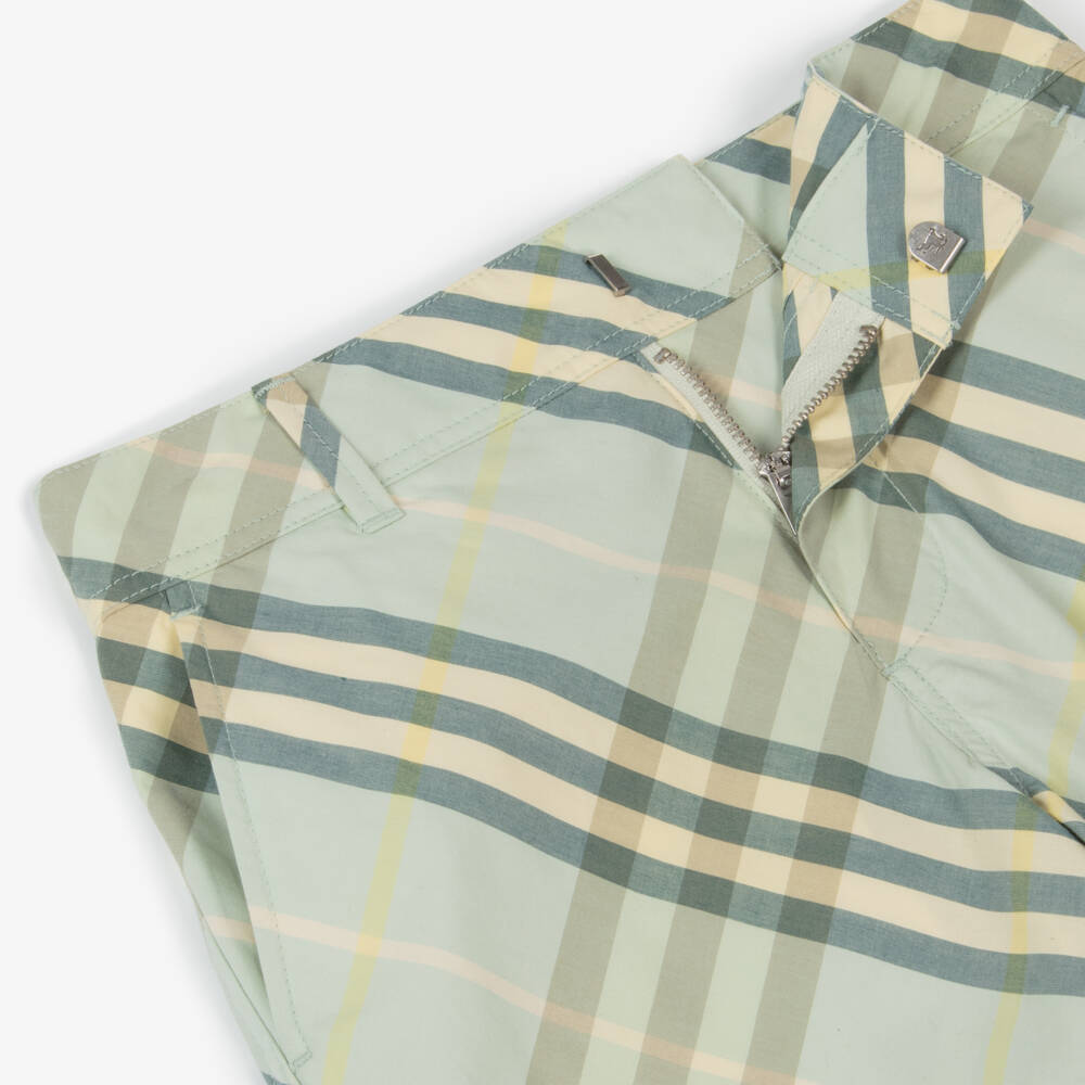 Burberry-Boys Breeze Check Cotton Bottoms | Childrensalon Outlet