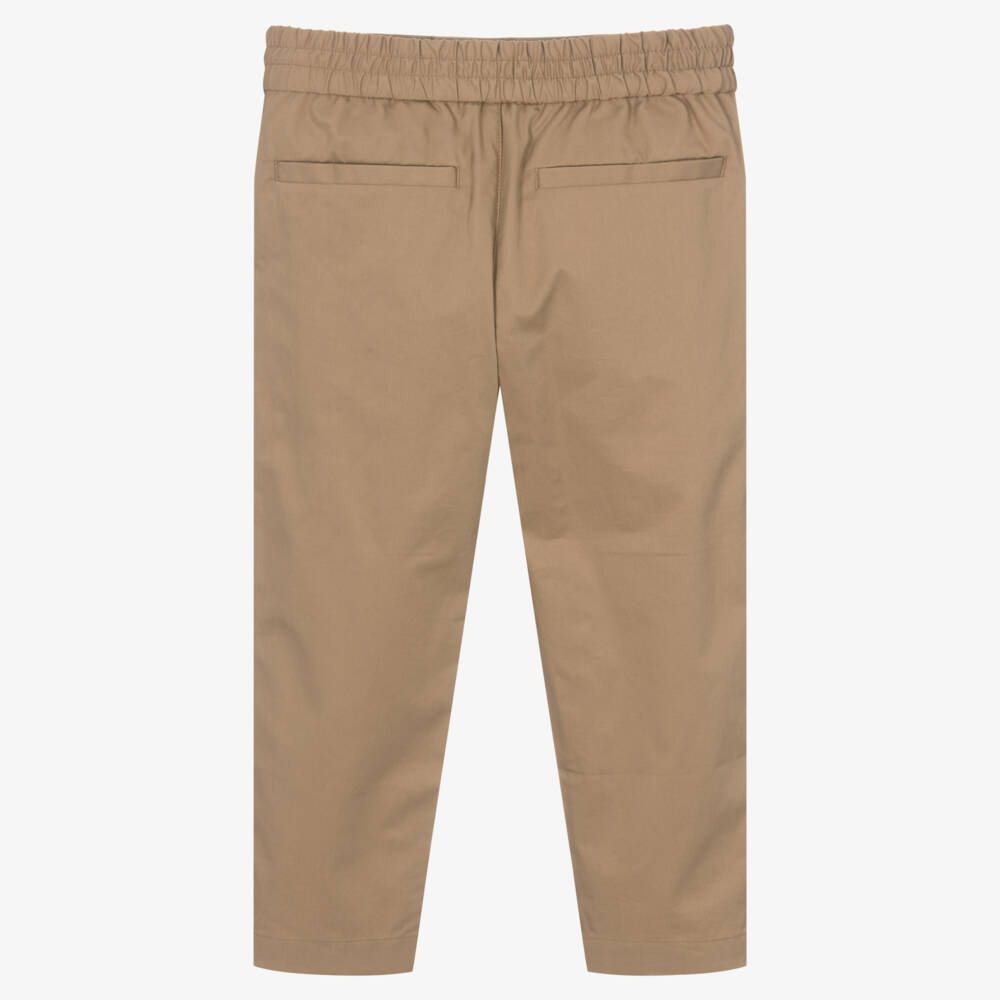 Burberry-Boys Classic Beige Heritage Trousers | Childrensalon Outlet