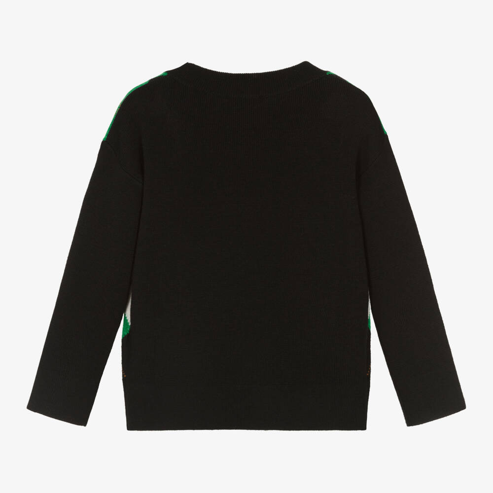 Burberry-Boys Cozy Argyle Cashmere Sweater | Childrensalon Outlet