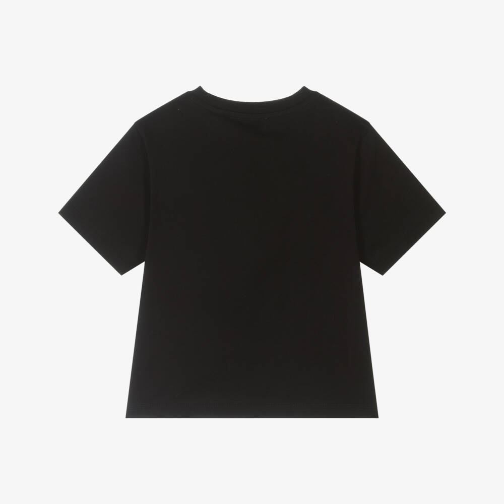 Burberry-Boys Ebony Organic Cotton Tee | Childrensalon Outlet