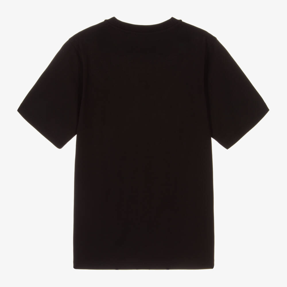 Burberry-Boys Ebony Script Tee | Childrensalon Outlet