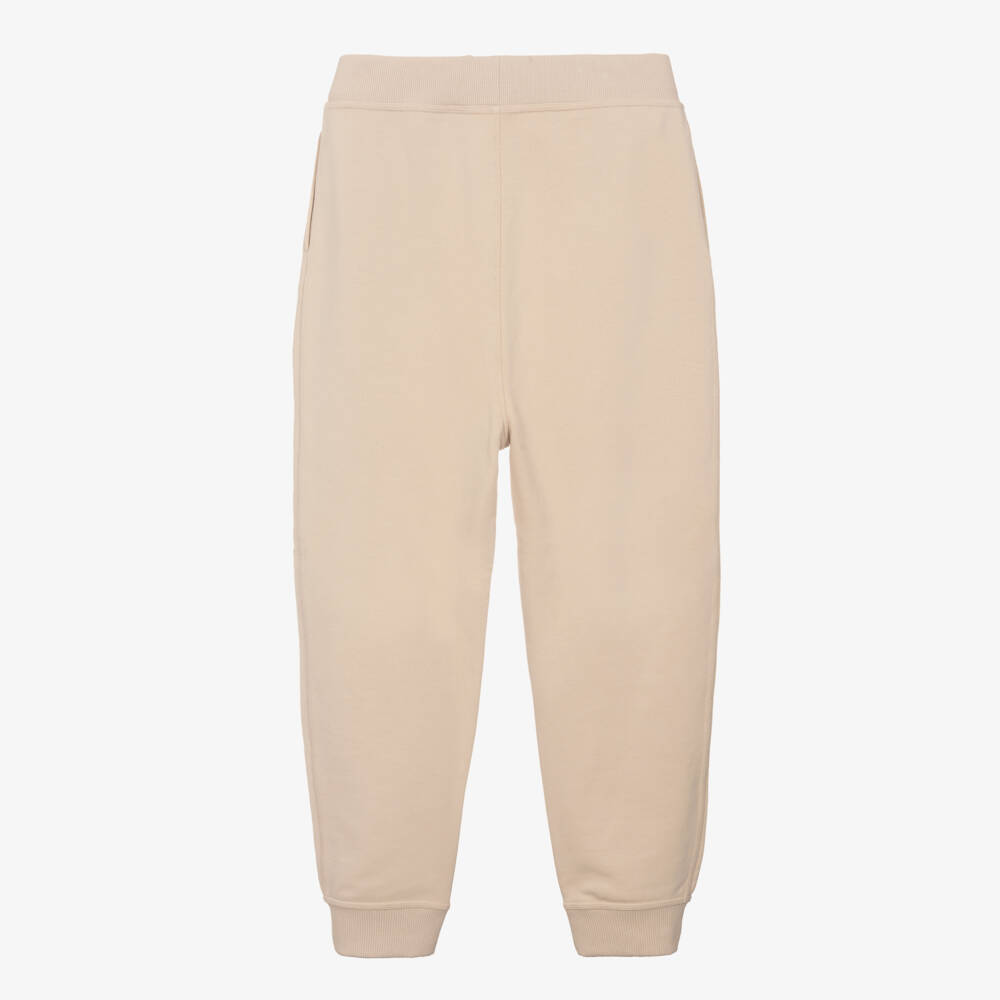Burberry-Boys Ivory Cotton Comfort Joggers | Childrensalon Outlet