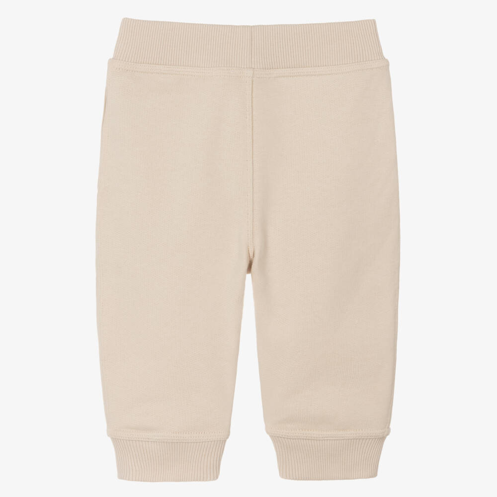 Burberry-Boys Ivory Jersey Trousers | Childrensalon Outlet