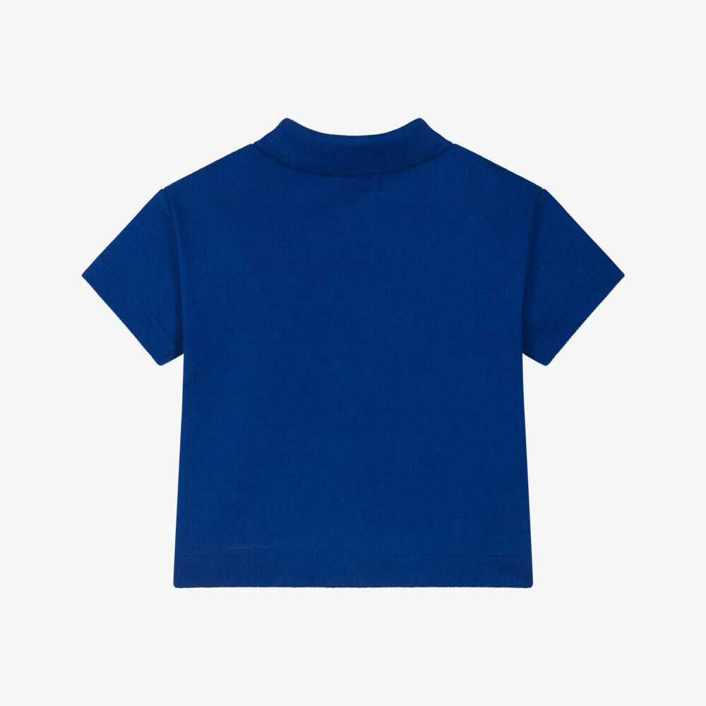 Burberry-Boys Knight Blue Cotton Top | Childrensalon Outlet
