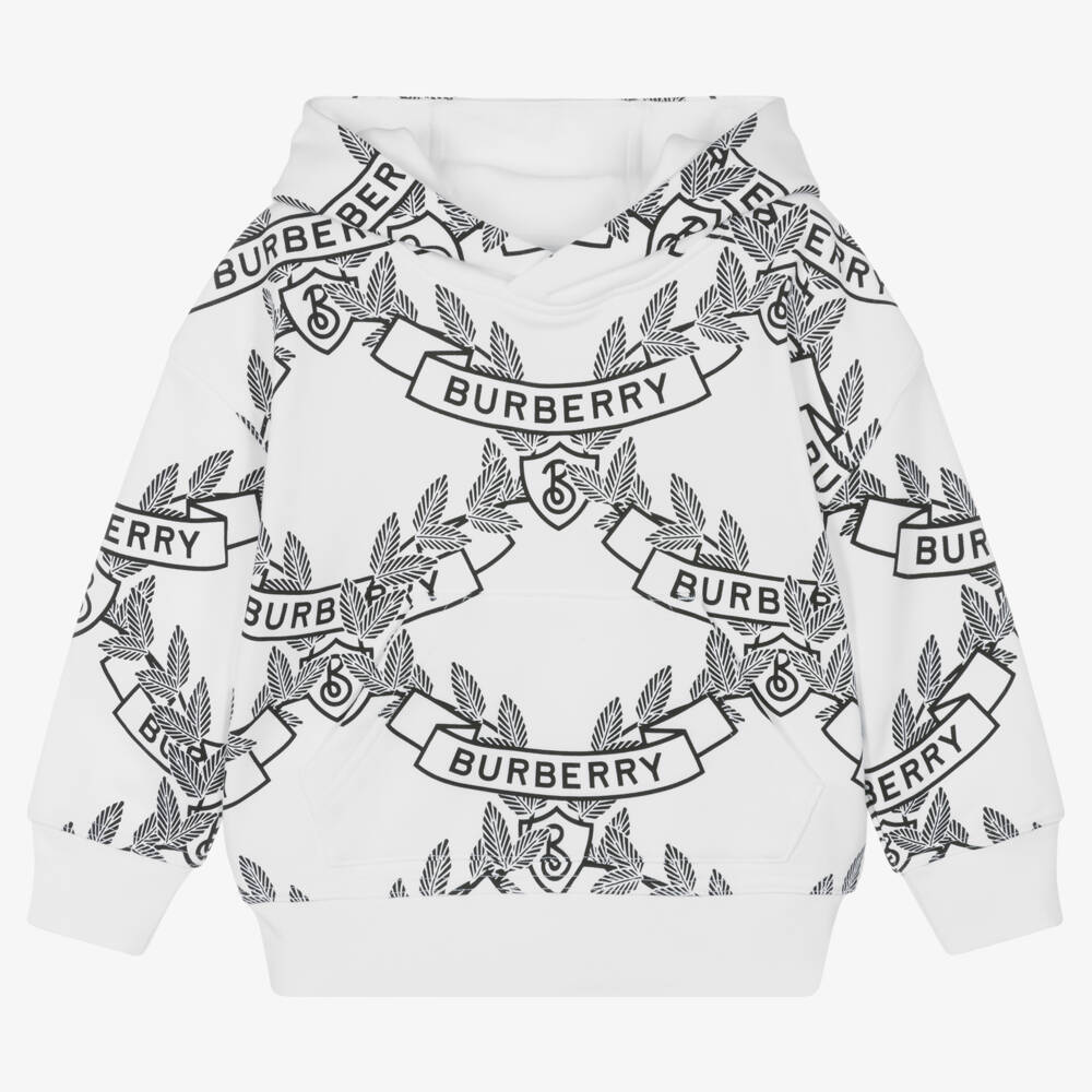 Burberry-هودي للأولاد بشعار ورقة البلوط | Childrensalon Outlet
