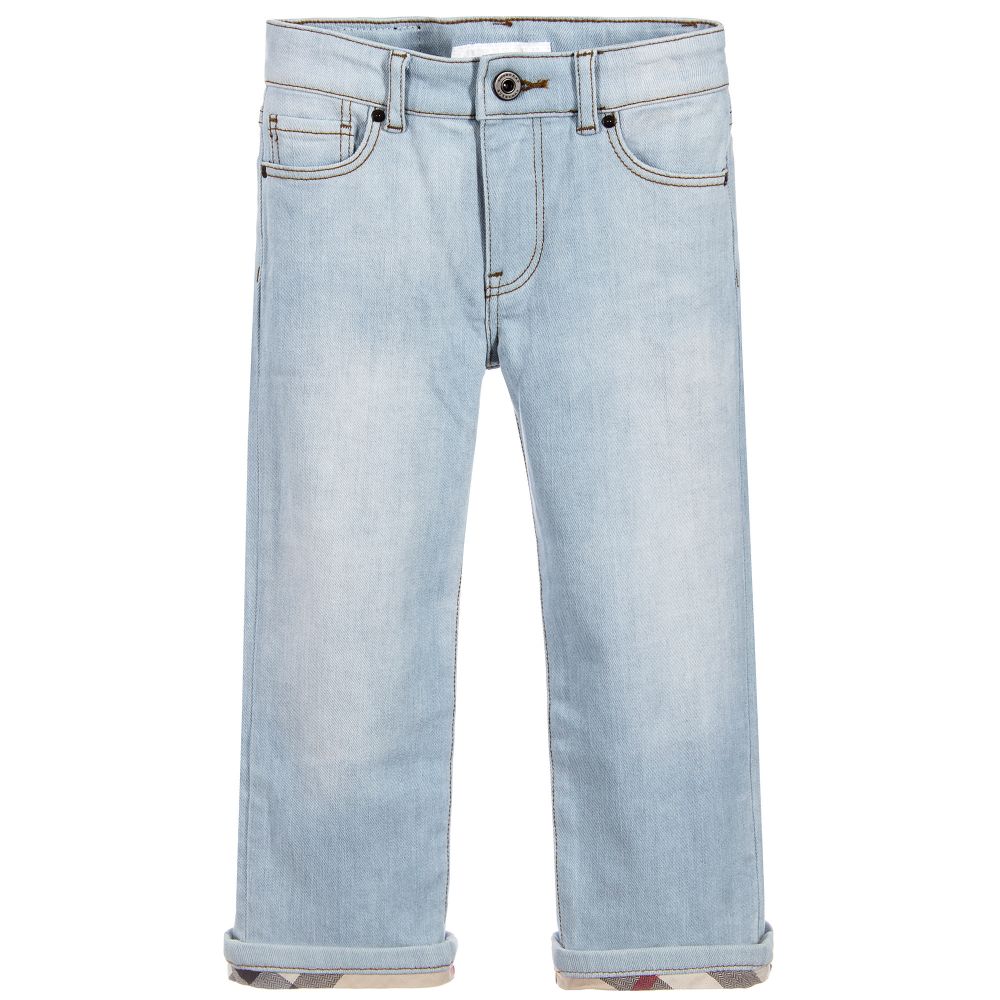 Burberry-Boys Relaxed Fit Jeans | Childrensalon Outlet