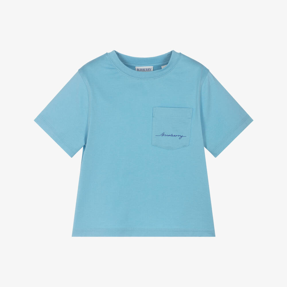Burberry-Boys Sky Logo Tee | Childrensalon Outlet