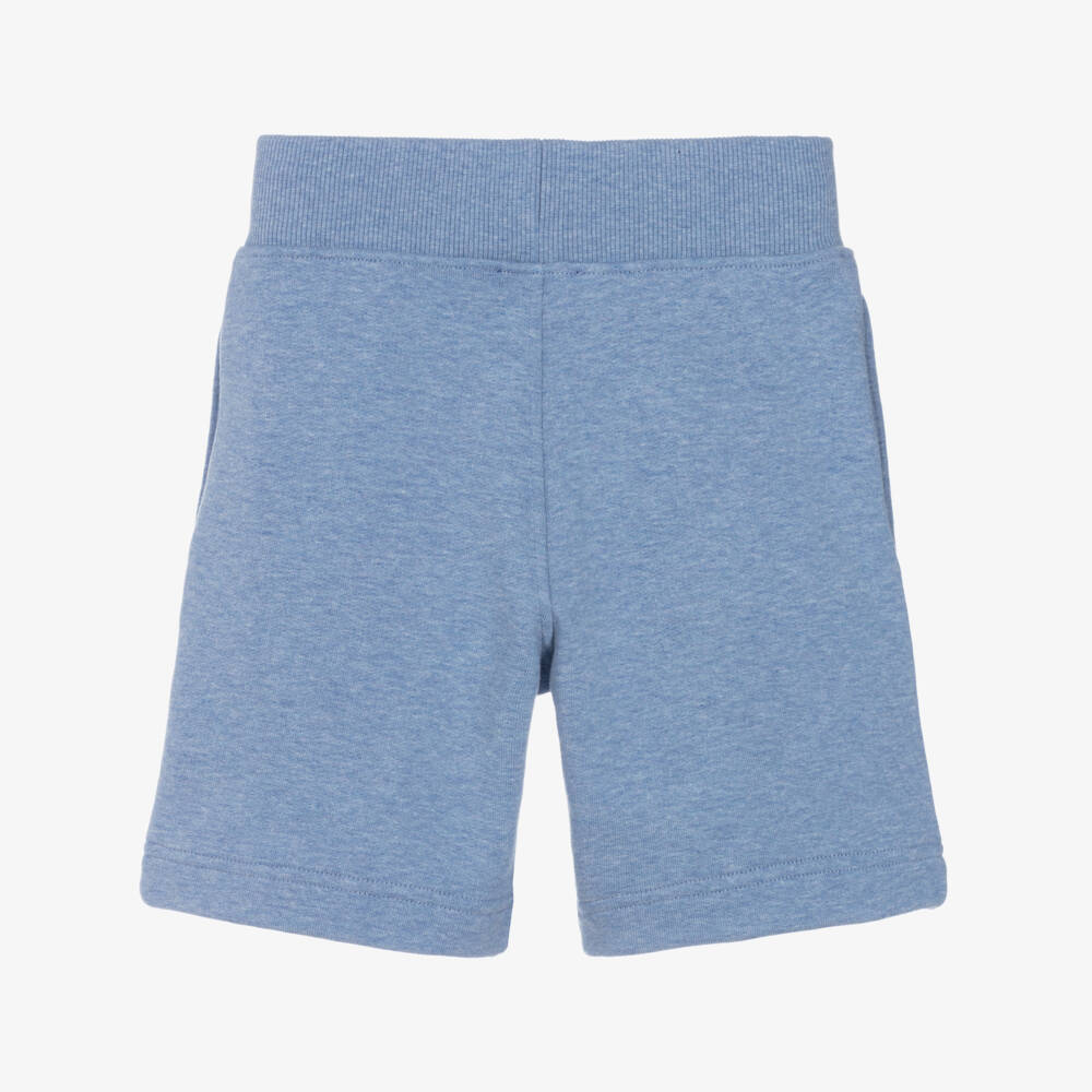 Burberry-Boys Soft Blue Jersey Shorts | Childrensalon Outlet