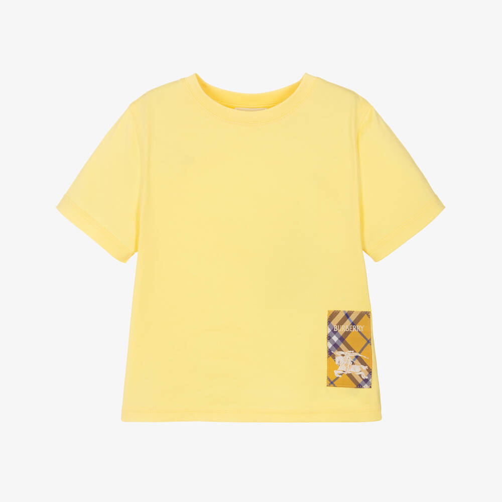 Burberry-تي شيرت قطن صيفي للأولاد | Childrensalon Outlet