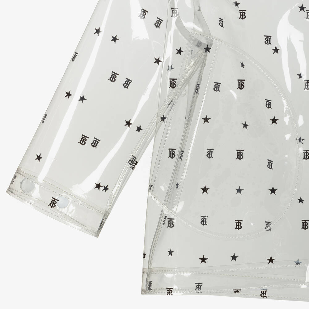 Burberry Boys Transparent Logo Raincoat Childrensalon Outlet