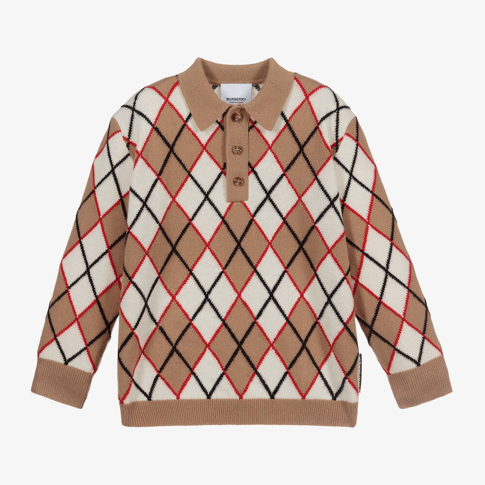 Burberry - Boys Wool & Cashmere Sweater | Childrensalon