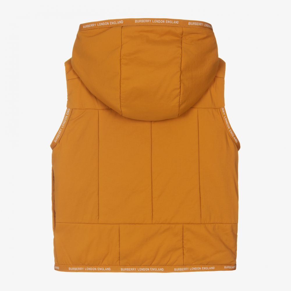 Burberry vest best sale kids orange