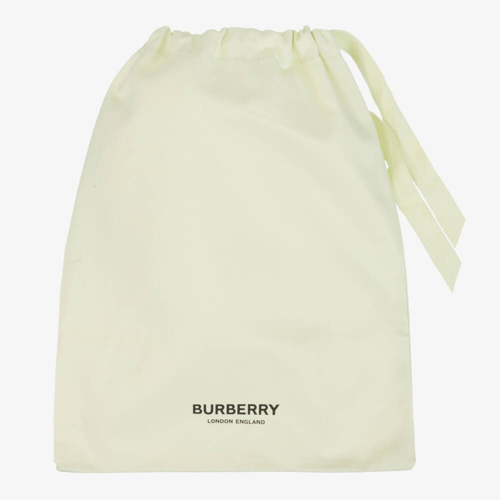 Burberry-باليرينا بناتي من التويل المربعات بلون الرمال | Childrensalon Outlet