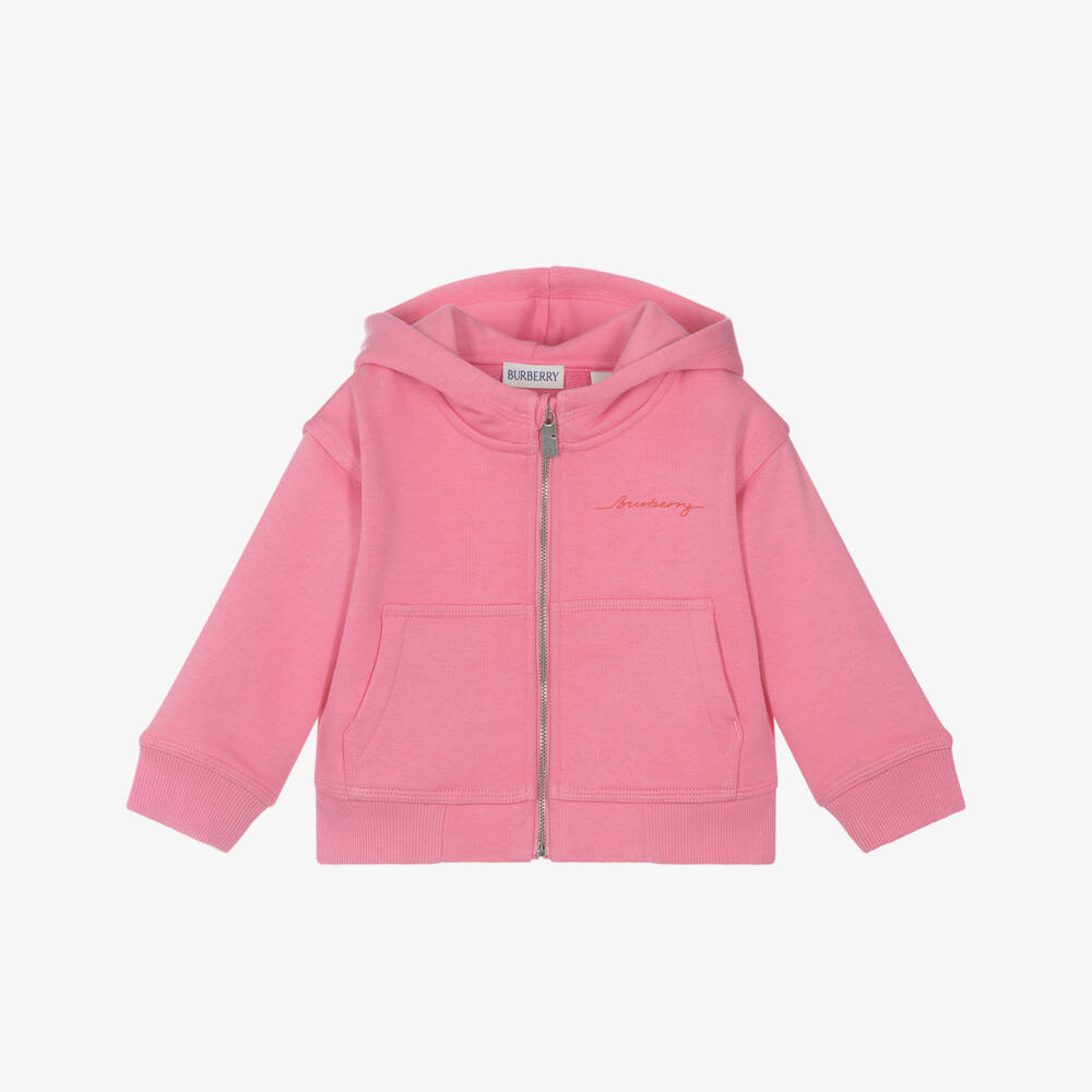 Burberry-Girls' Blossom Cotton Hoodie | Childrensalon Outlet