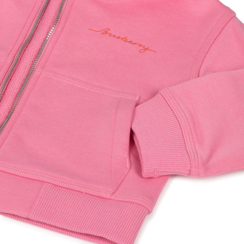 Burberry-Girls' Blossom Cotton Hoodie | Childrensalon Outlet