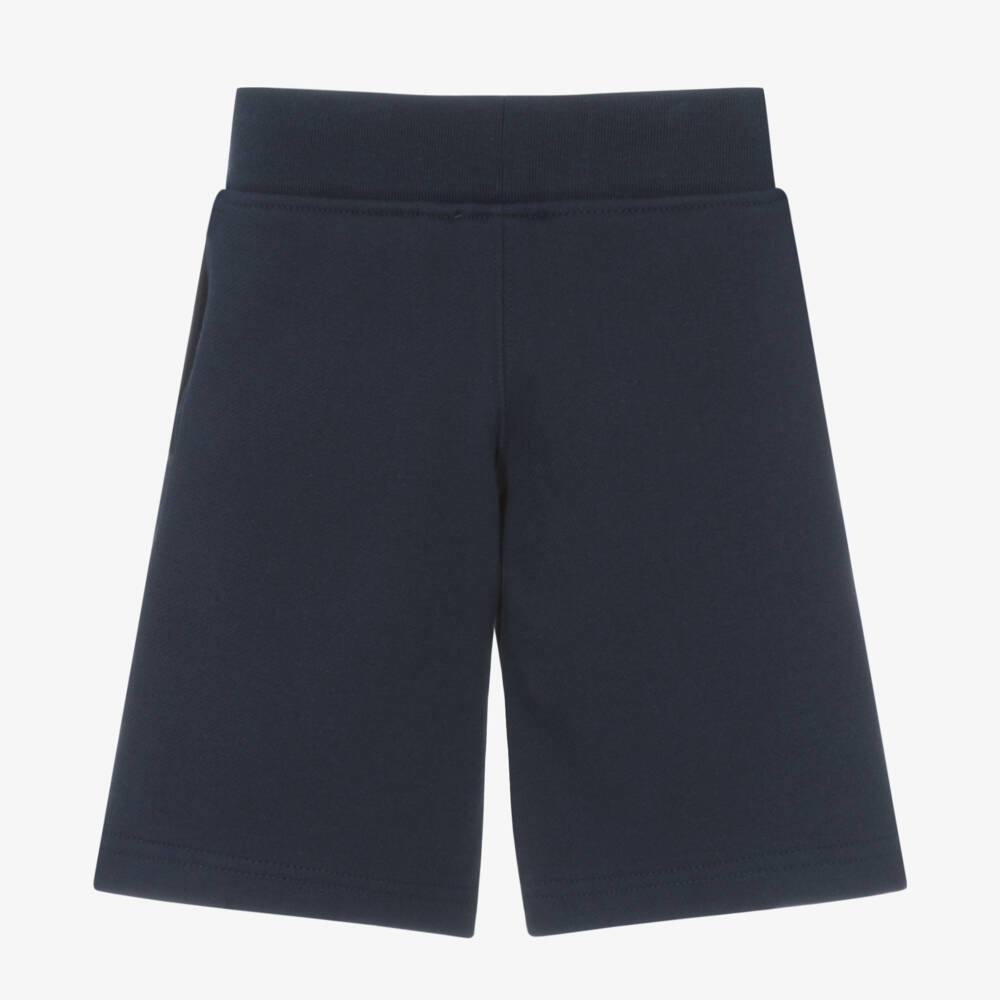 Burberry-Girls' Blue Crest Logo Trousers | Childrensalon Outlet