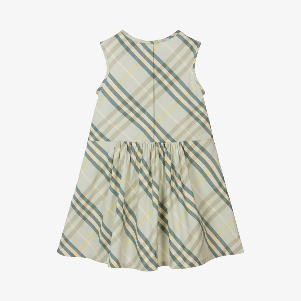 Burberry-Girls Breezy Check Cotton Sundress | Childrensalon Outlet