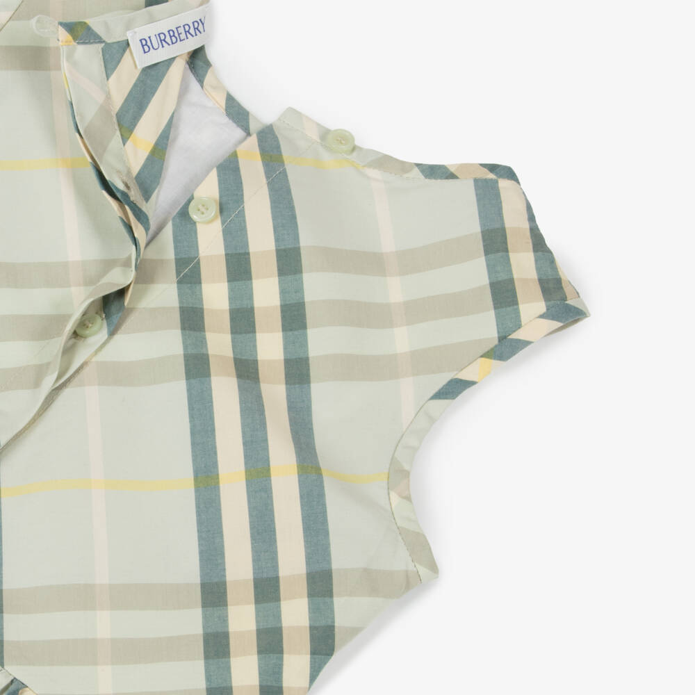 Burberry-Girls Breezy Check Cotton Sundress | Childrensalon Outlet