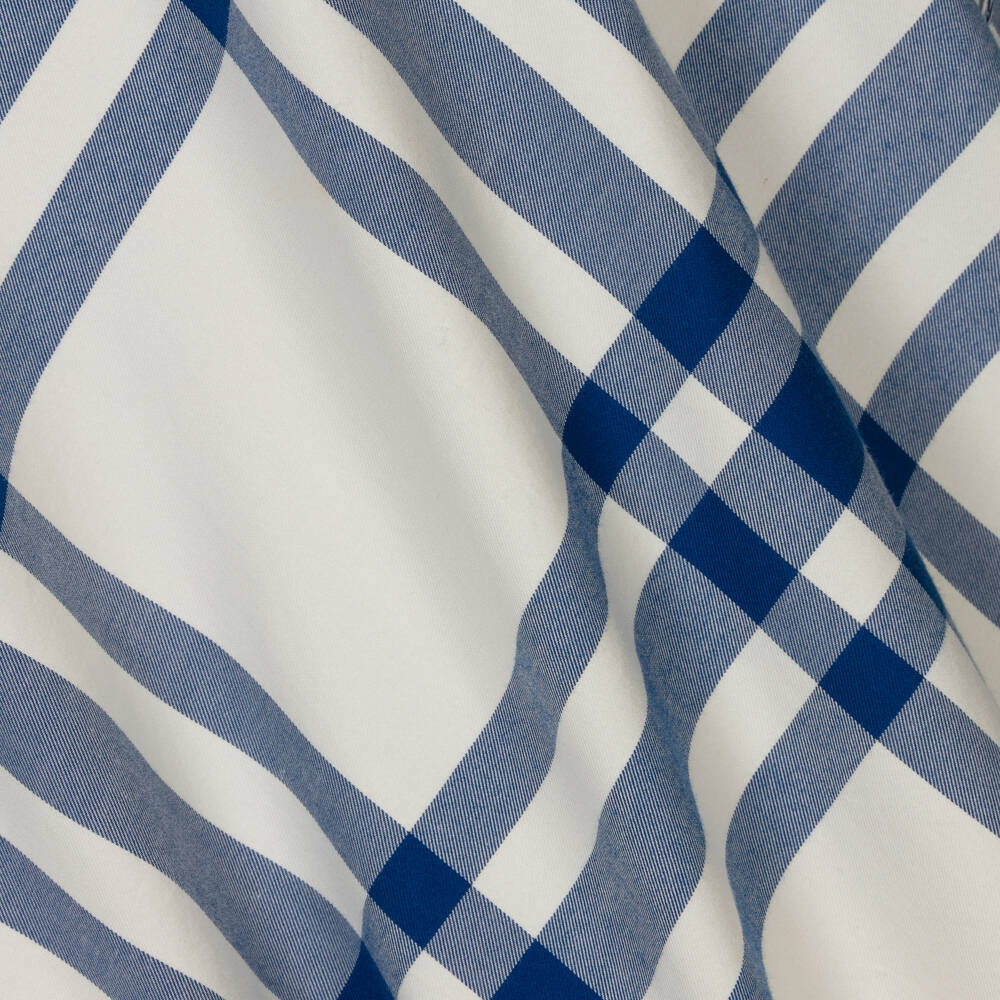 Burberry-Girls Classic Check Brushed Dress | Childrensalon Outlet